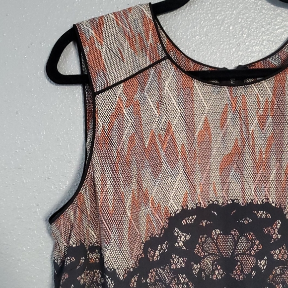 Daniel Rainn exposed zipper floral blouse - Picture 4 of 7